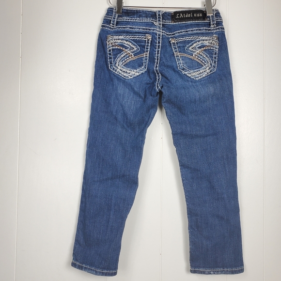 L.A . Idol embroidered capris size 0 - Picture 13 of 14